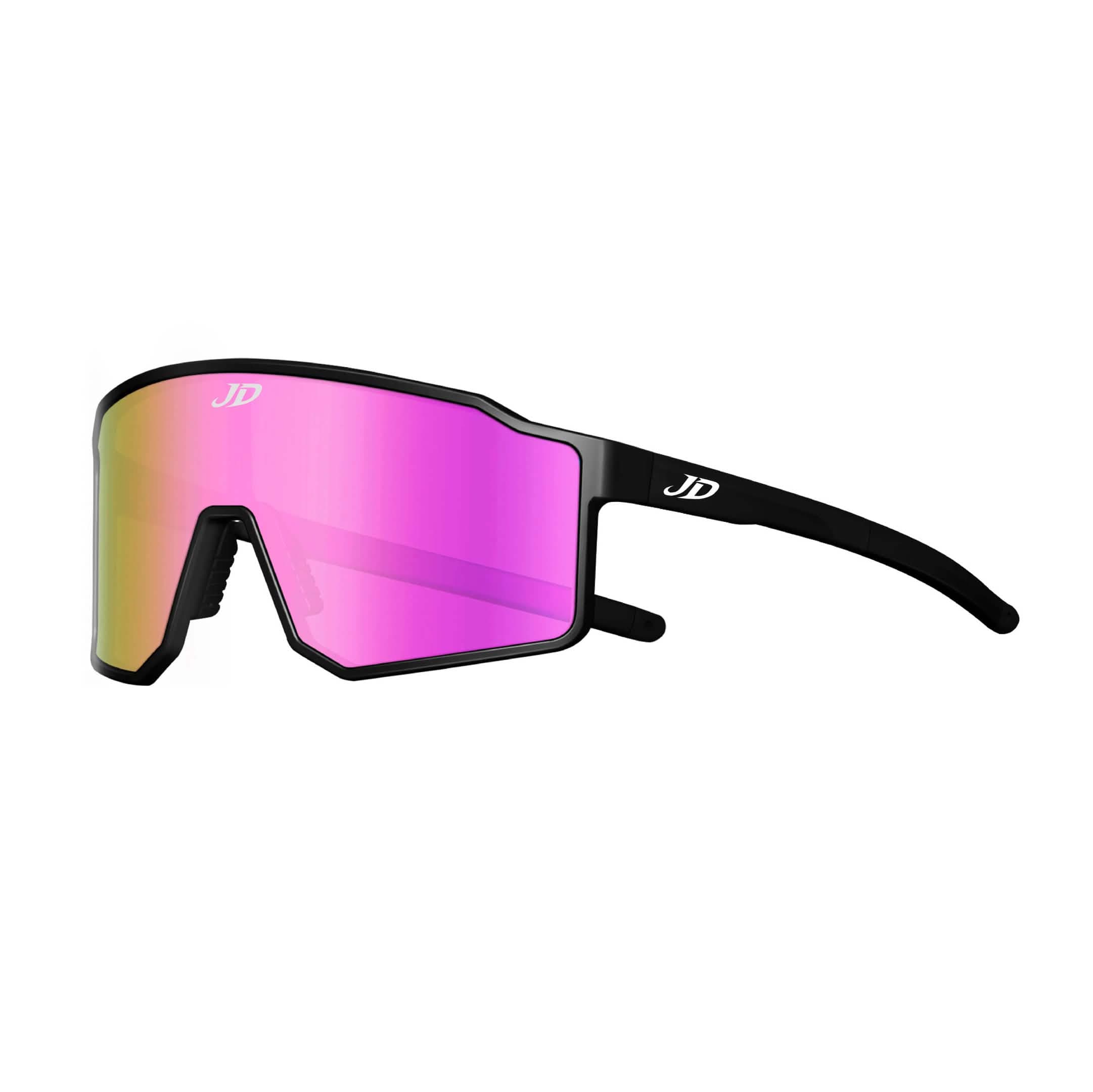 Matte Black with Orchid Mirror lens